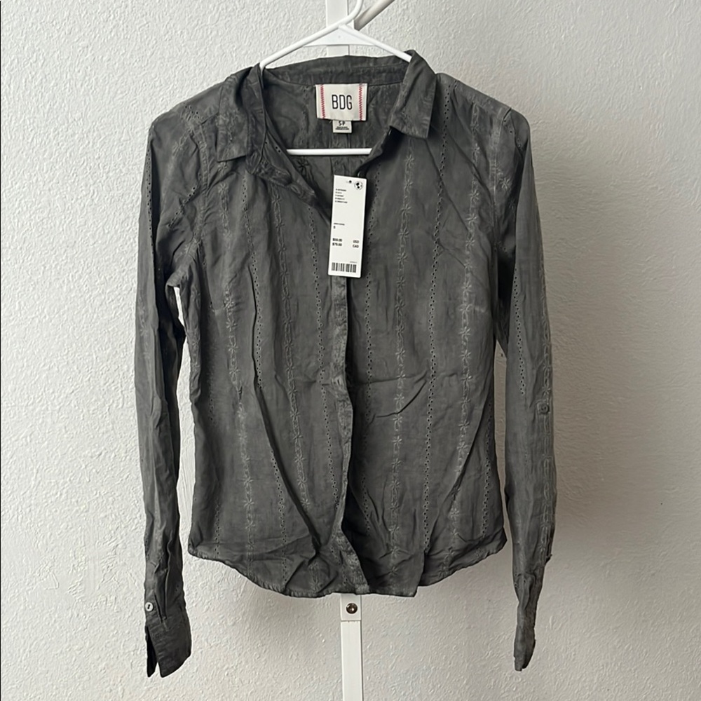 Urban outfitters BDG Gray Long Sleeve Shirt